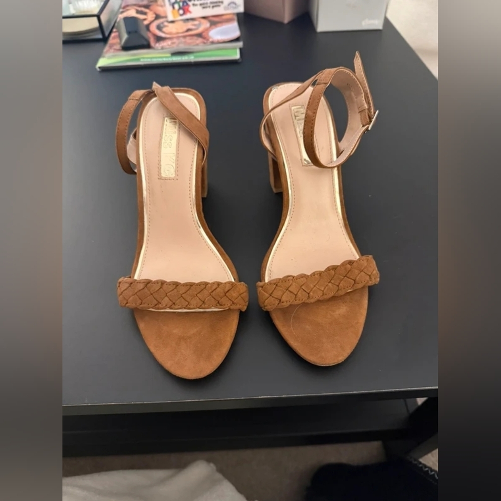 Miss KG women’s  tan block heel